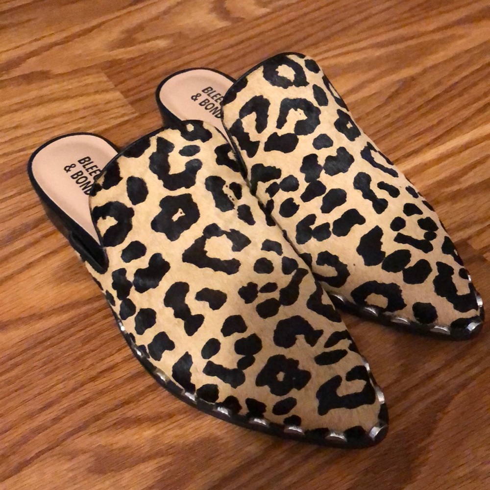 Leopard Print Mule